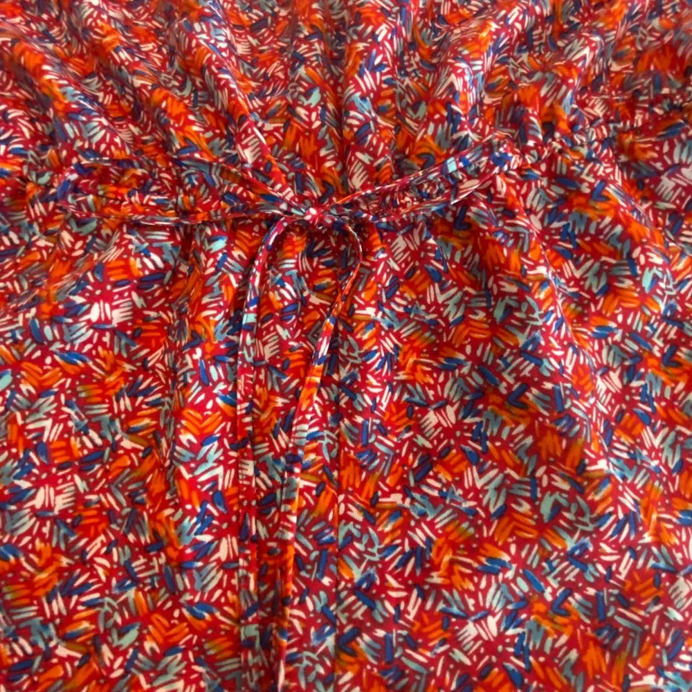 Forever‎ 21 Red Floral Cami Strap Romper